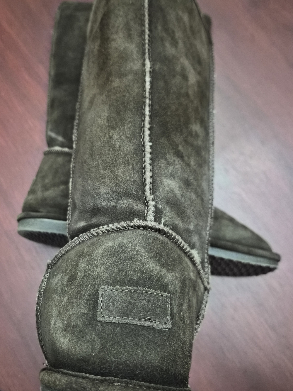 Back to School - Women’s Björndal Brown Suede Shearling Winter Boots Size 11 - Picture 4 of 8